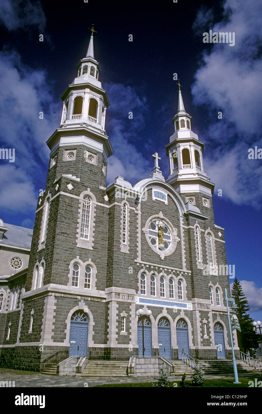 Saint Antoine de Padoue, römisch-katholische Kirche, römisch-katholisch, römisch-katholische Kirche, Stadt, Louiseville, Provinz Quebec, Kanada Stockfoto