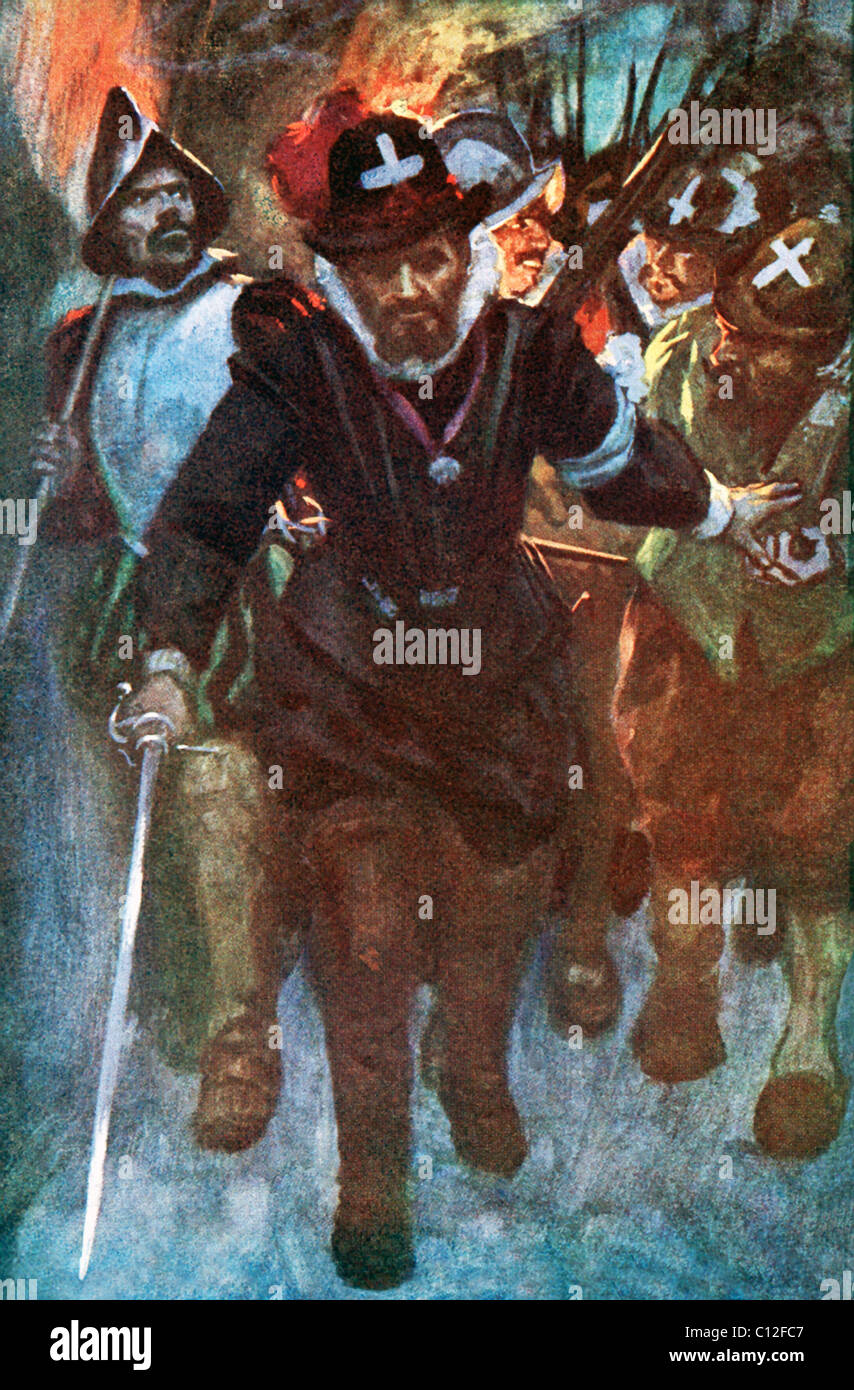 Die St.-Bartholomäus Tag Massaker geschah im Jahre 1572 in Paris, Frankreich (Charles IX war König). Stockfoto