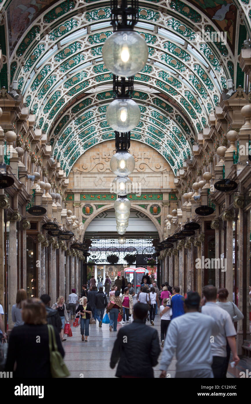 Grafschaft Arcade-Leeds Stockfoto