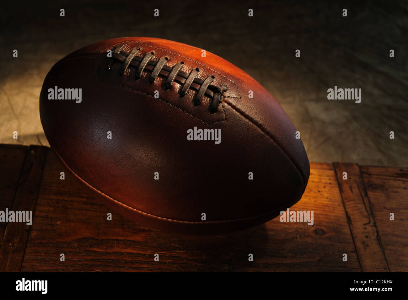 Nahaufnahme des Rugby-ball Stockfoto