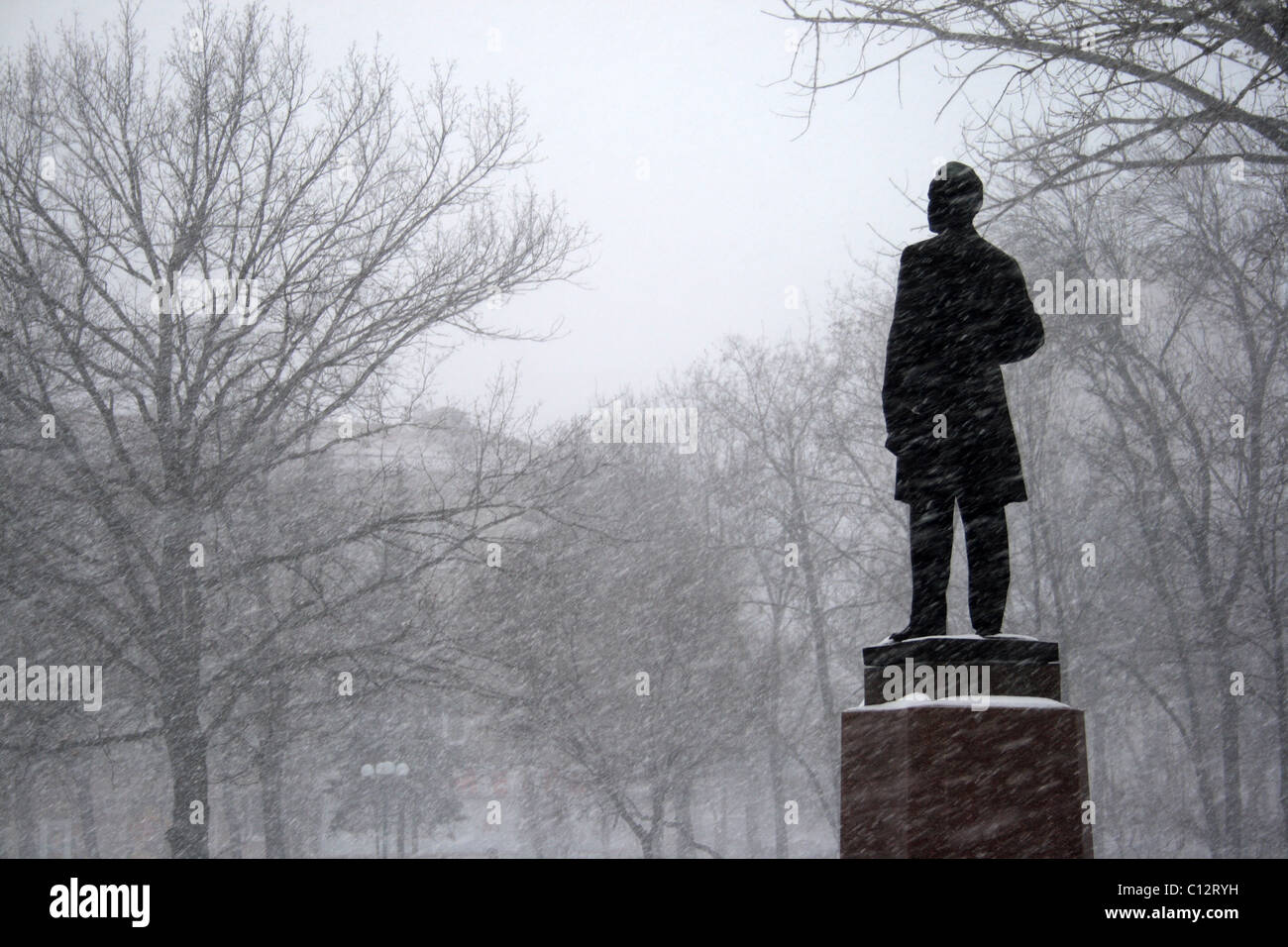 der junge Lenin-Denkmal Stockfoto