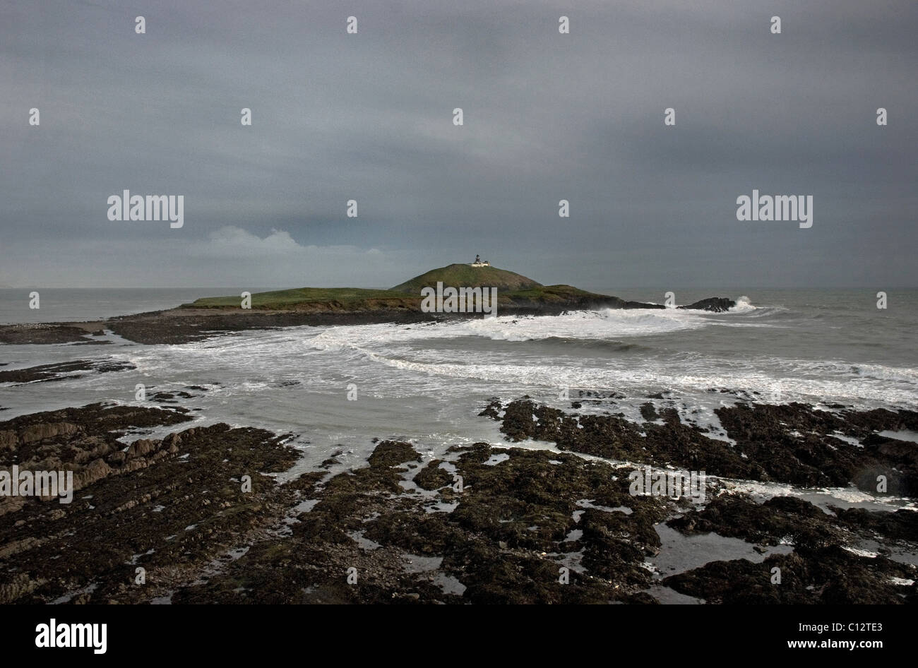 Ballycotton Leuchtturm, County Cork, Irland Stockfoto