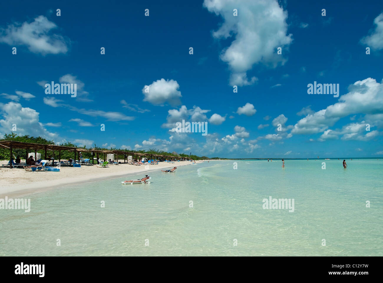Strand von Cayo Coco, Kuba Stockfoto