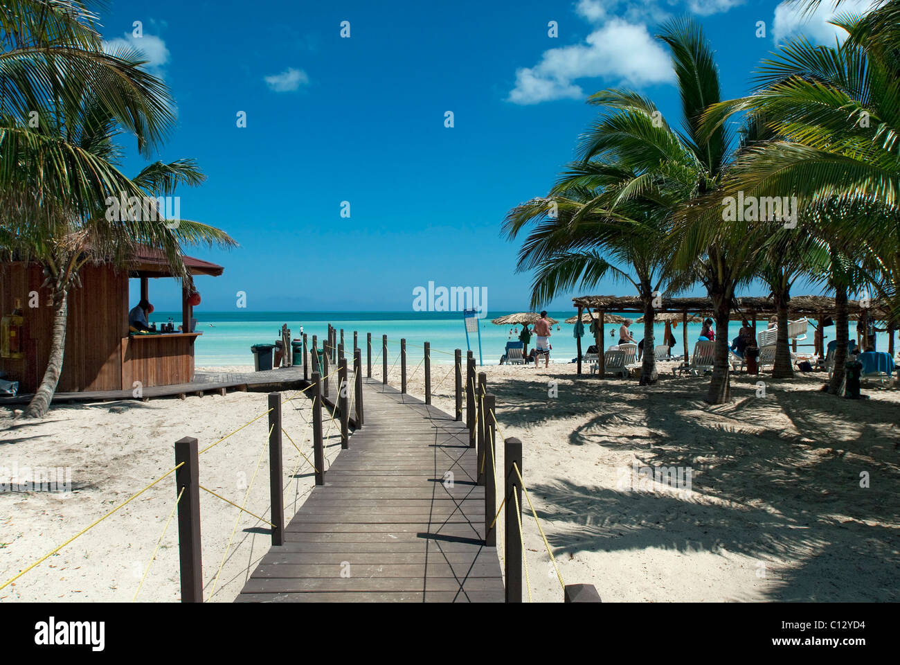 Strand von Cayo Coco, Kuba Stockfoto