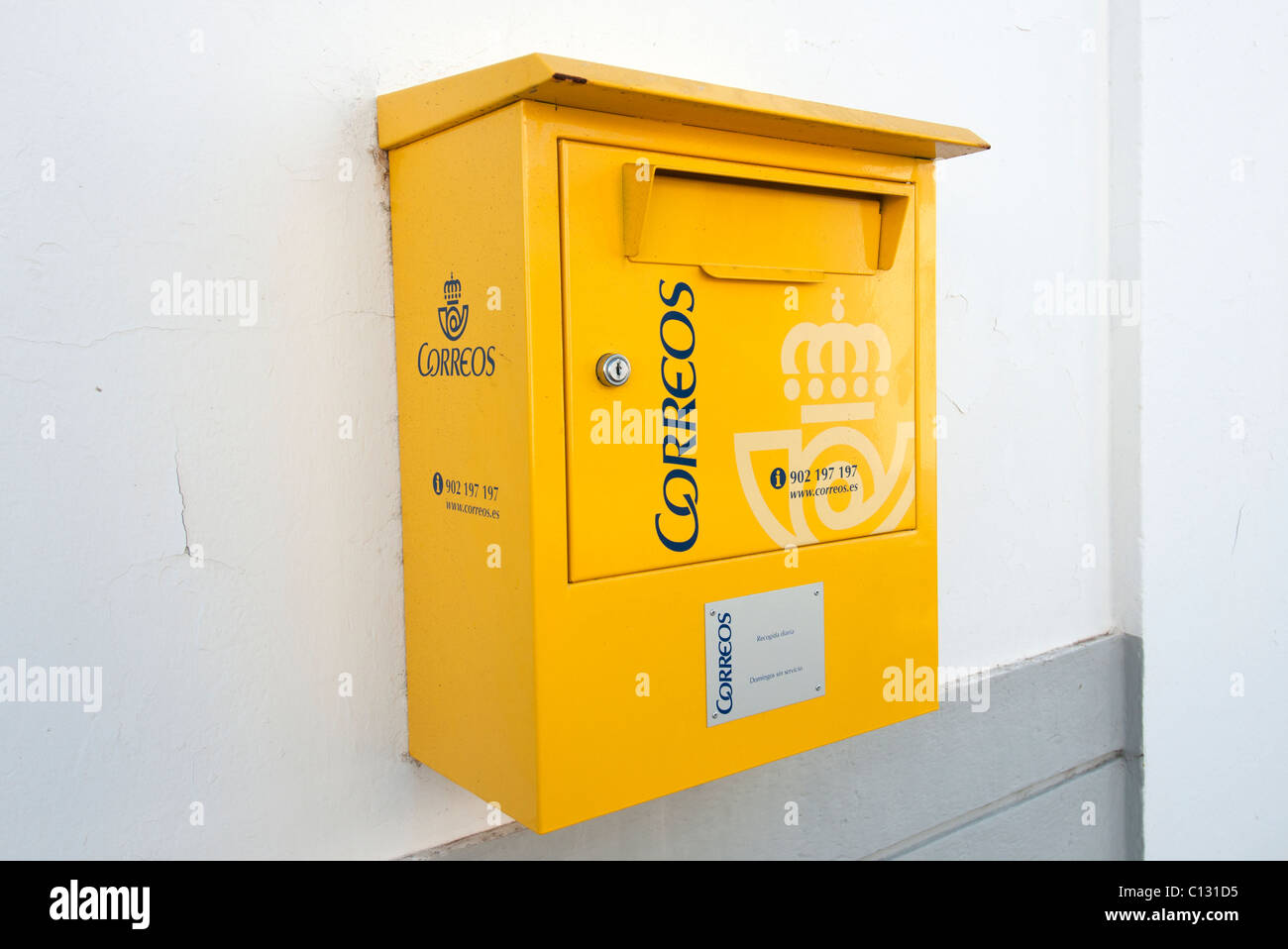 Correos Briefkasten, Lanzarote, Kanarische Inseln Stockfotografie - Alamy