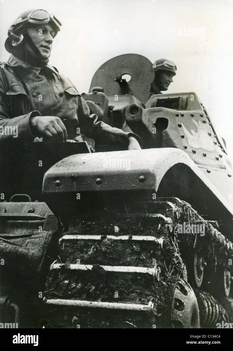 BELGISCHE CORPS TANKEINHEIT 1939 Stockfoto