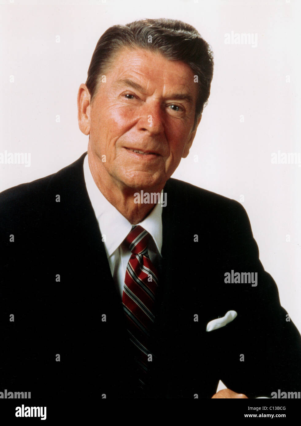 Ronald Reagan, Portrait, c. der 1980er Jahre Stockfoto