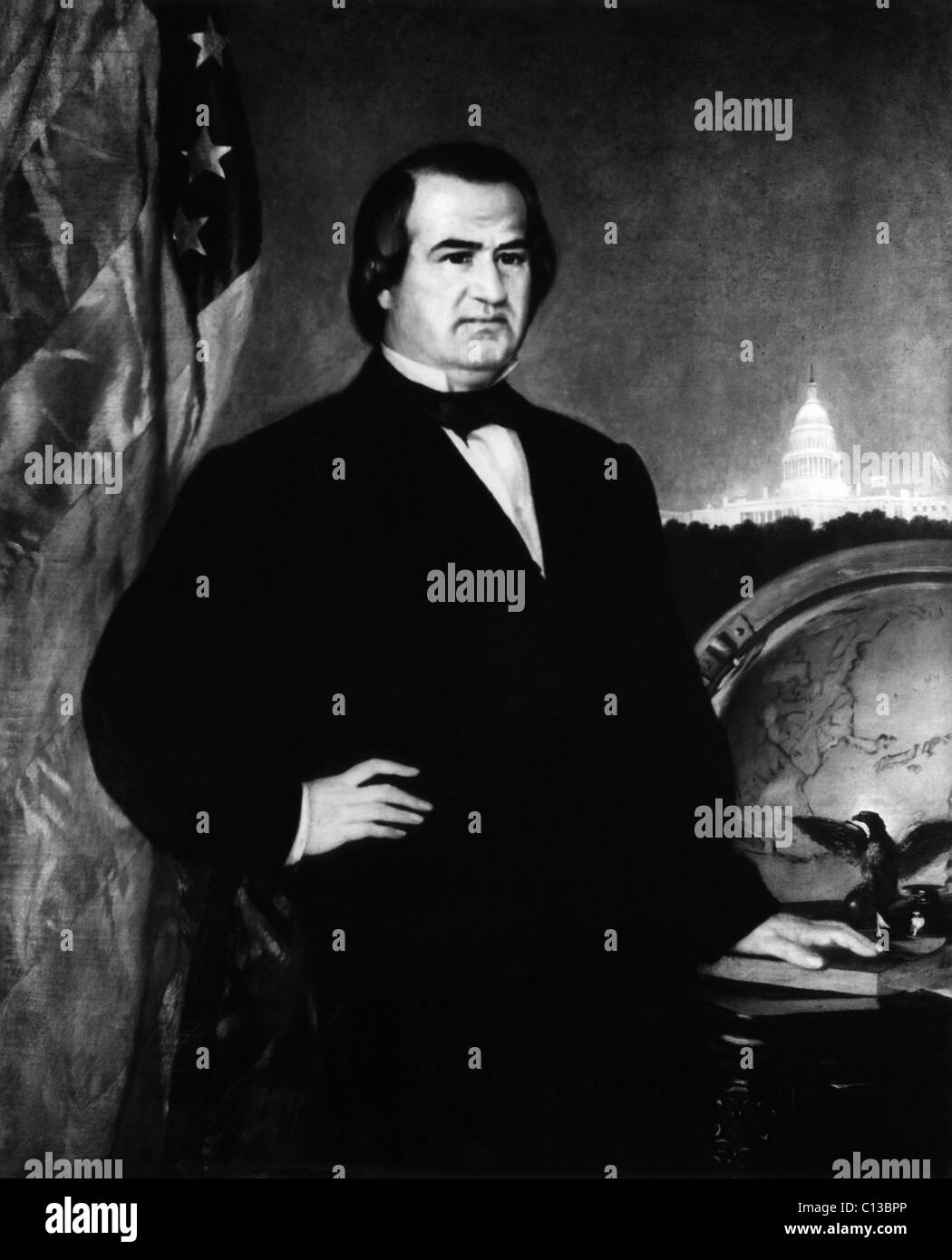 Andrew Johnson (1808-1875), US-Präsident 1865-1868, ca. 1860 s. Stockfoto