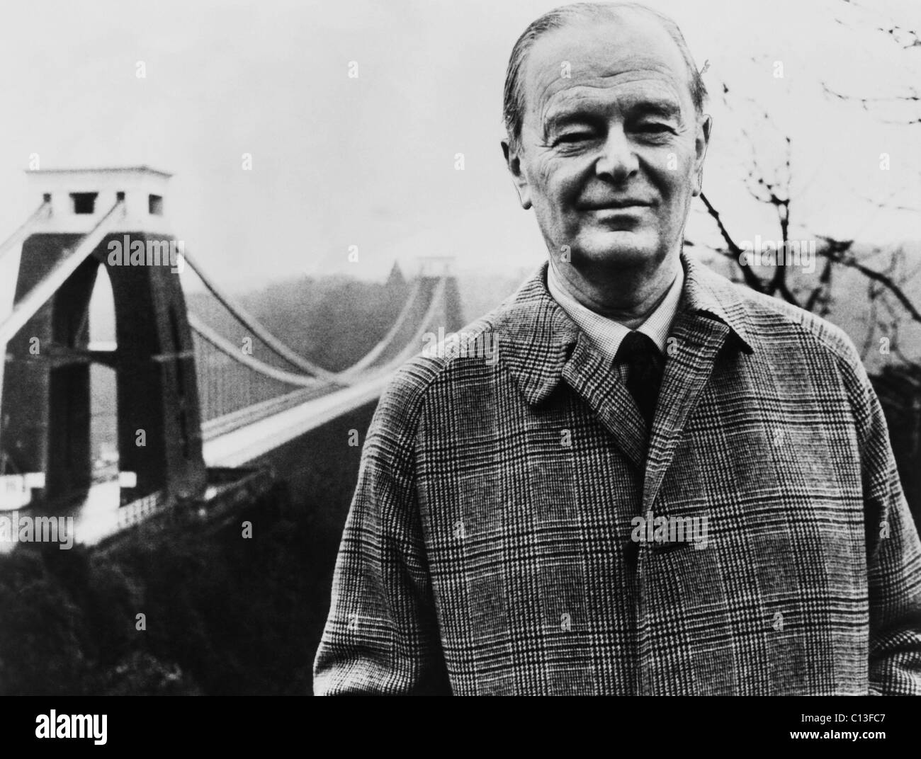 Kenneth Clark (1903 – 1983), englischer Schriftsteller und Kunsthistoriker, präsentiert Zivilisation, ca. 1970. Stockfoto