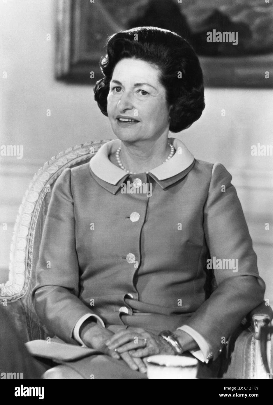 Fragen und Antworten, Lady Bird Johnson, (gelüftet 8. November 1970), 1960-1981 Stockfoto