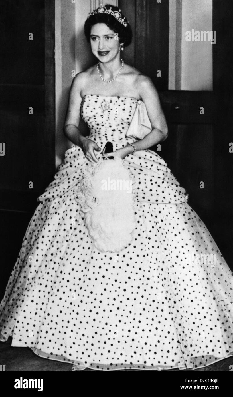 Britische königliche Familie. Zukunft Countess of Snowdon Prinzessin Margaret, Teilnahme an einem Musikfestival in Georgetown, Britisch-Guayana, 1958. Stockfoto