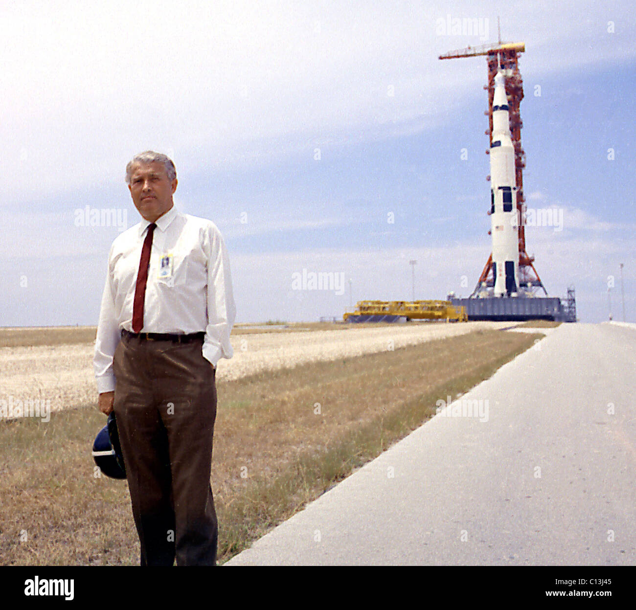 Wernher von Braun (1912 – 1977), 1. Juli 1969. © Nasa/Courtesy Everett Collection Stockfoto