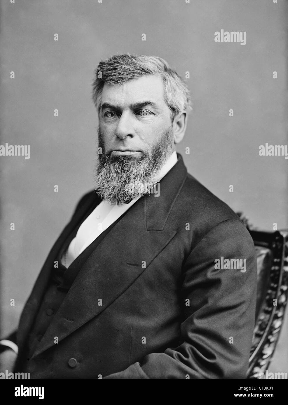 Morrison Remick Waite (1816-1888), siebte Oberrichter des United States Supreme Court von 1874 bis 1888. Er ernannte Ulysses S. Grant Stockfoto