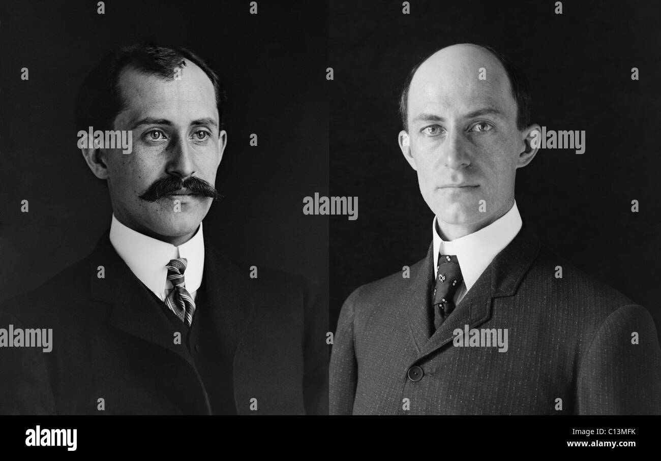 Orville und Wilber Wright im Jahre 1905. DIG-Ppprs-00658-00680 Stockfoto