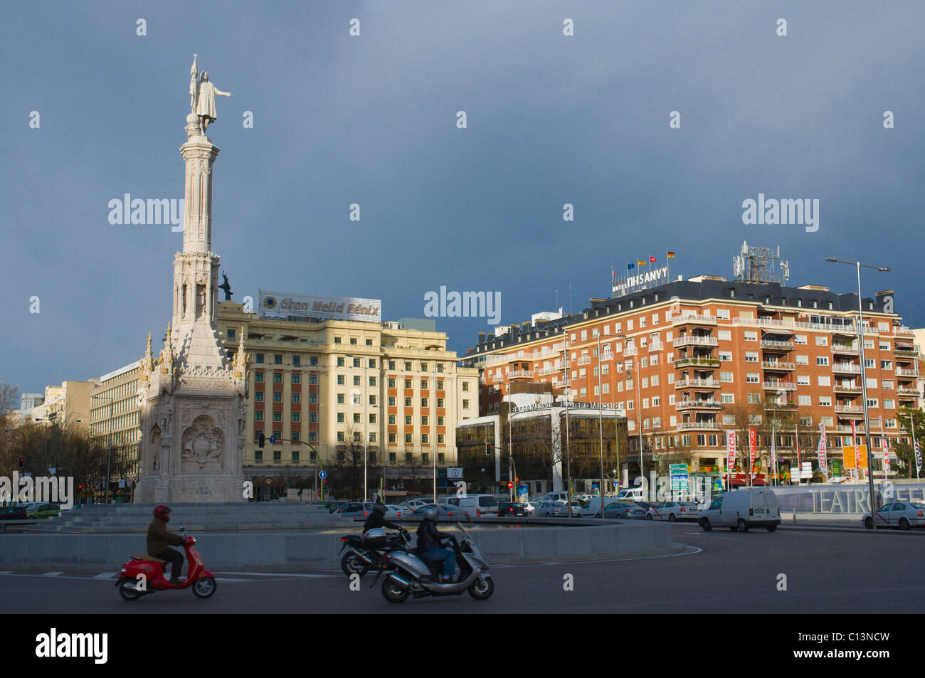 Plaza de Colon square Mitteleuropa Madrid Spanien Stockfoto