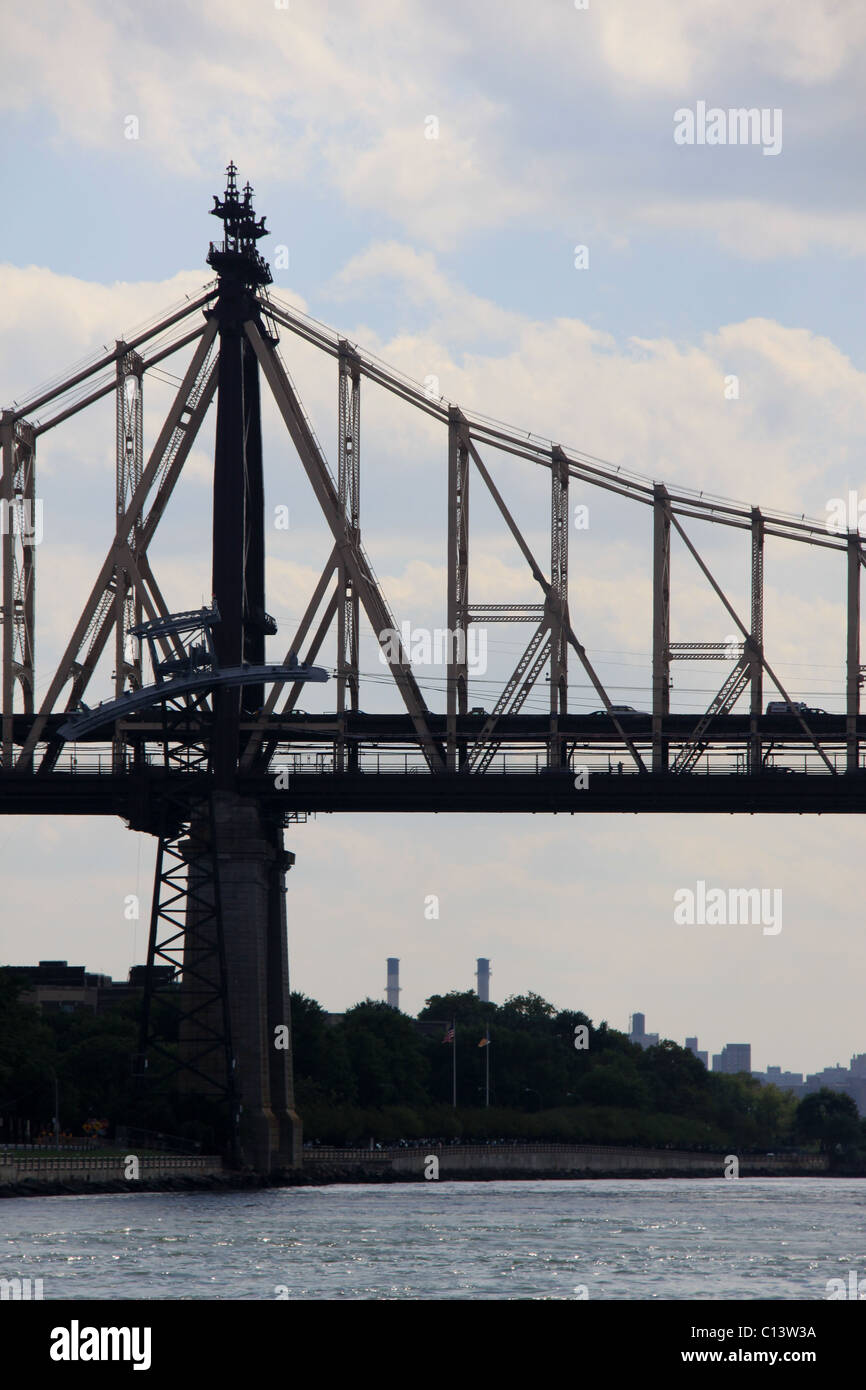 Brücken, um die Insel Manhattan, Manhattan, New York, USA Stockfoto