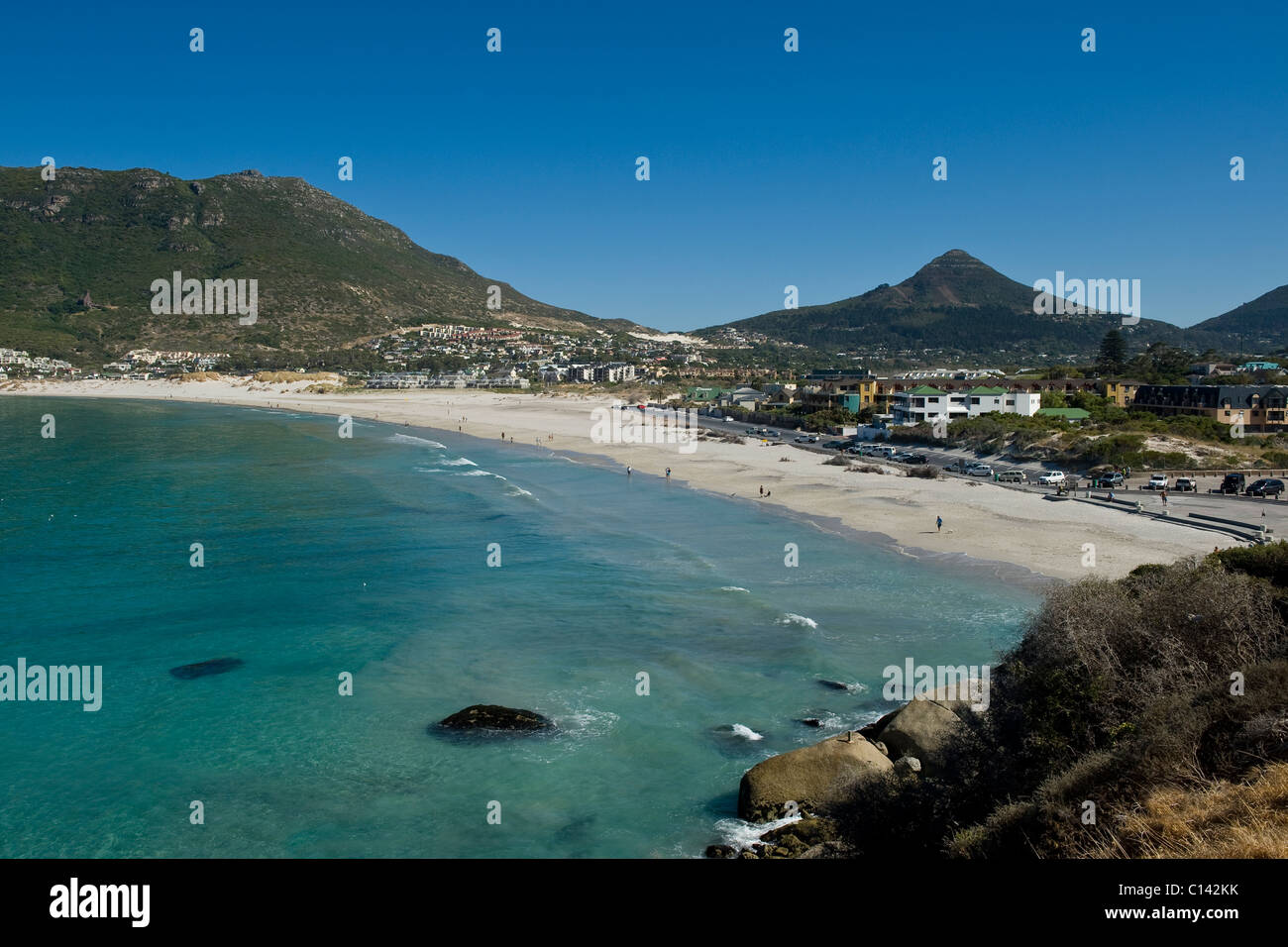 Hout Bay Beach, Kapstadt, Südafrika Stockfoto