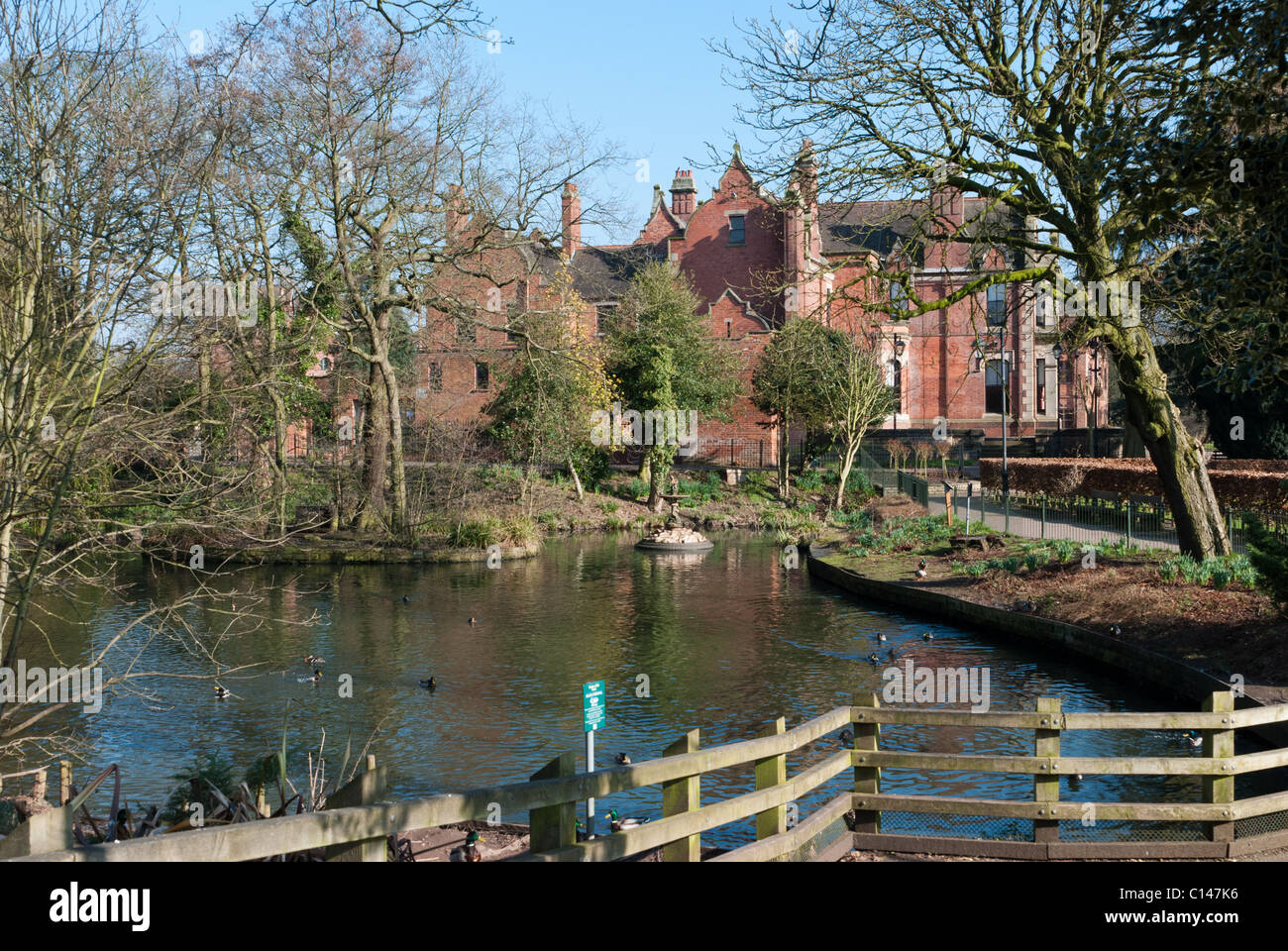 Haden Hill House und Park in Rowley Regis, Sandwell, West Midlands Stockfoto