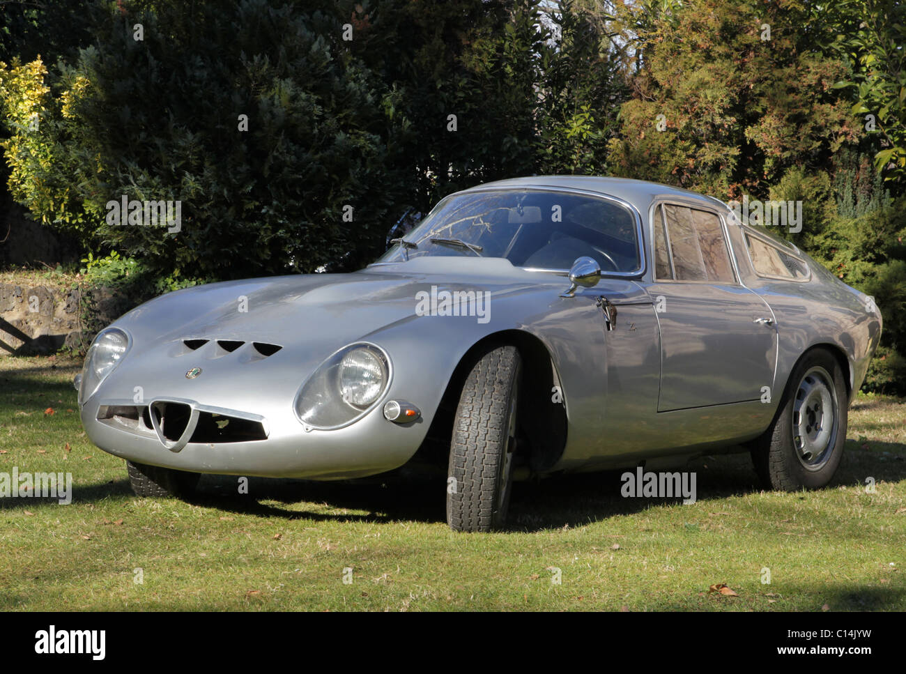 1965-Alfa Romeo Giulia TZ-1 Zagato-Oldtimer Stockfoto