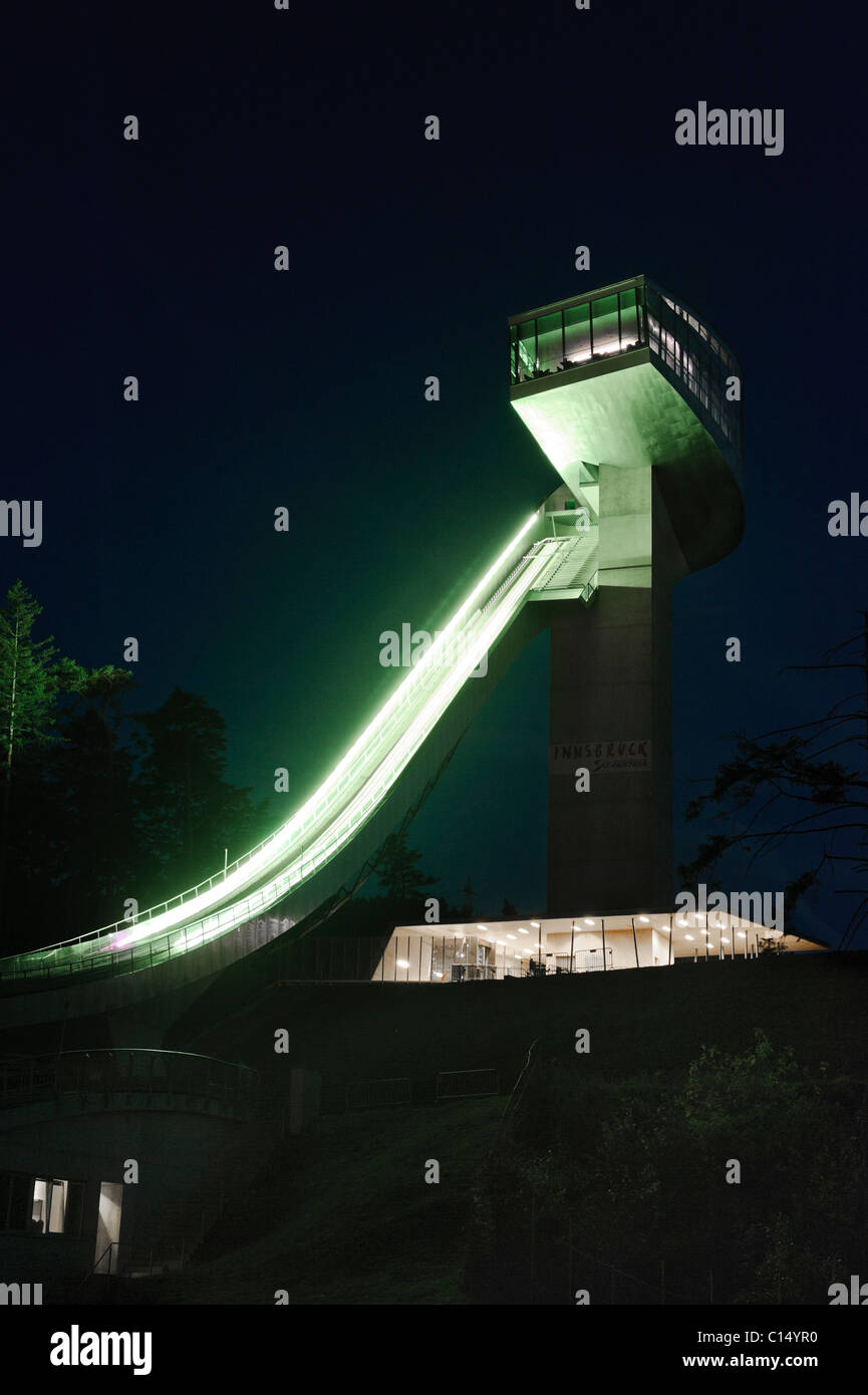 Zaha Hadids Bergisel Sprungschanze in Innsbruck Österreich Stockfoto