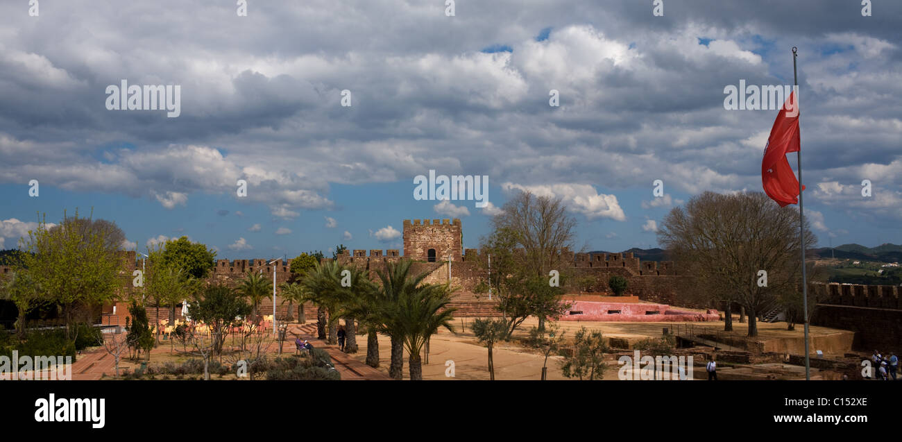 Burg von Silves, der Algarve, Portugal Stockfoto