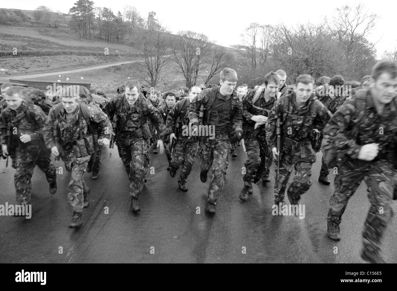 PSBC ist eine Förderung qualifizieren-natürlich, Sergeant, für Gewehr Unternehmen Platoon Sergeant. Stockfoto