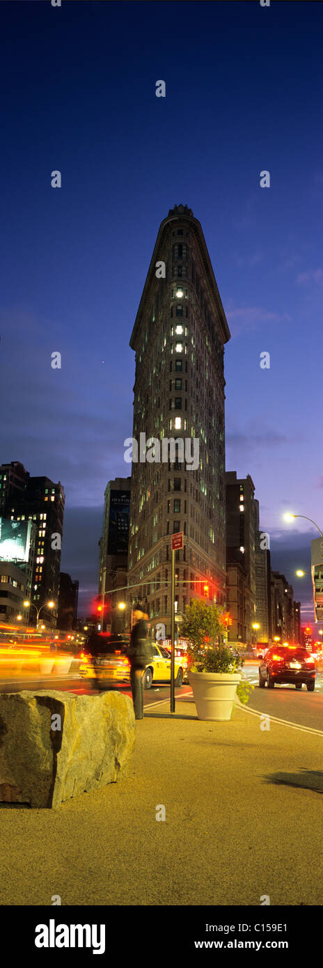 Flatiron Building in Midtown Manhattan Stockfoto