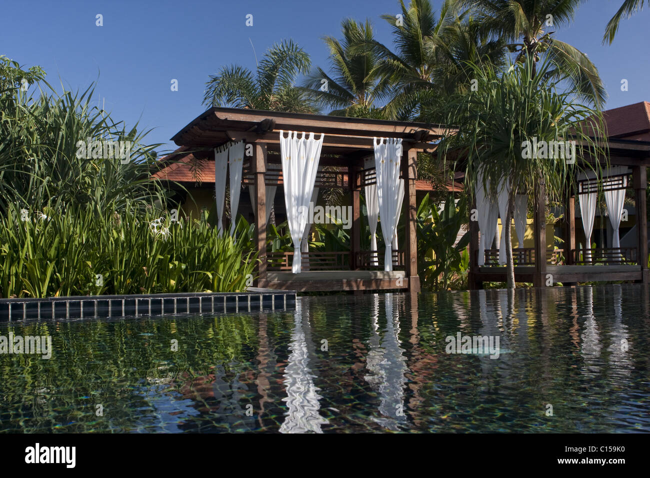 Tropischen Luxus Hotel in Khao Lak, Thailand. Stockfoto