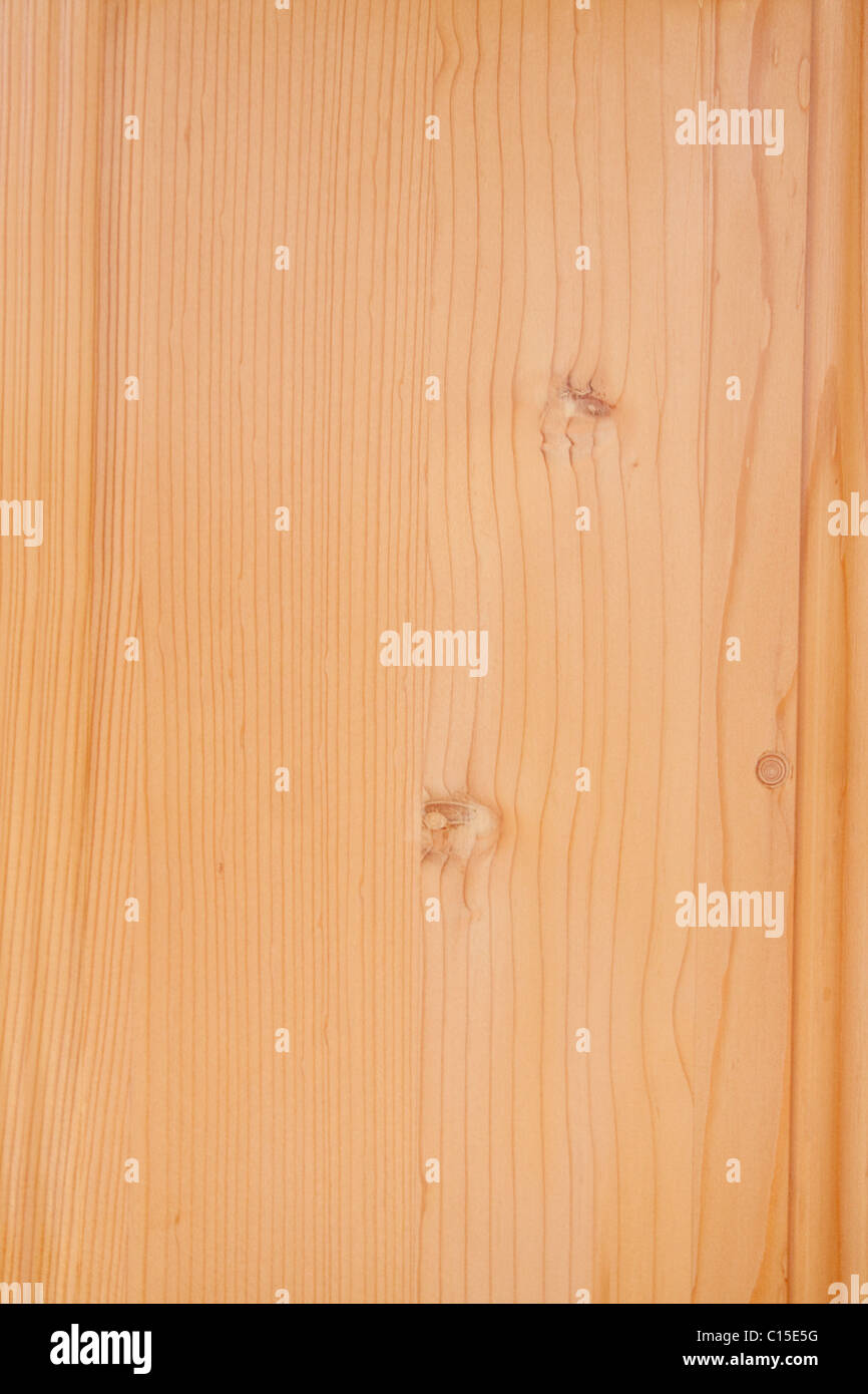 Fichte Holzboden Detail mit verknoteten Textur Stockfoto
