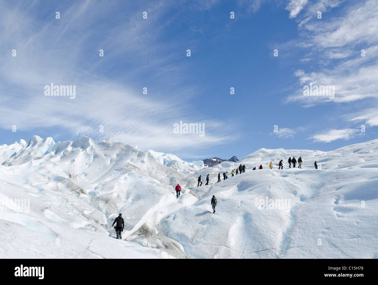 Perito Moreno-Gletscher, Patagonien, Argentinien Stockfoto
