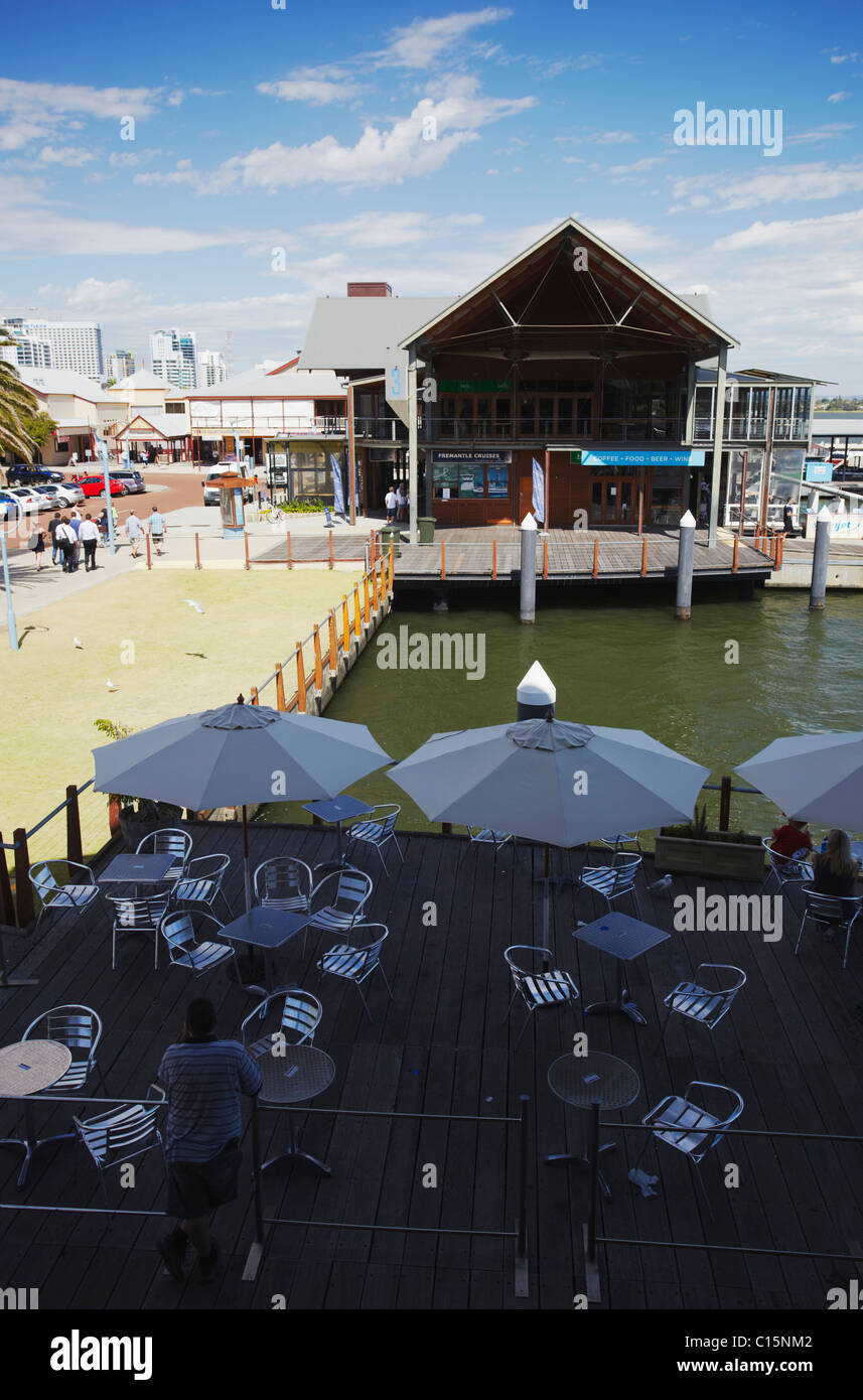 Barrack Street Jetty, Perth, Western Australia, Australien Stockfoto