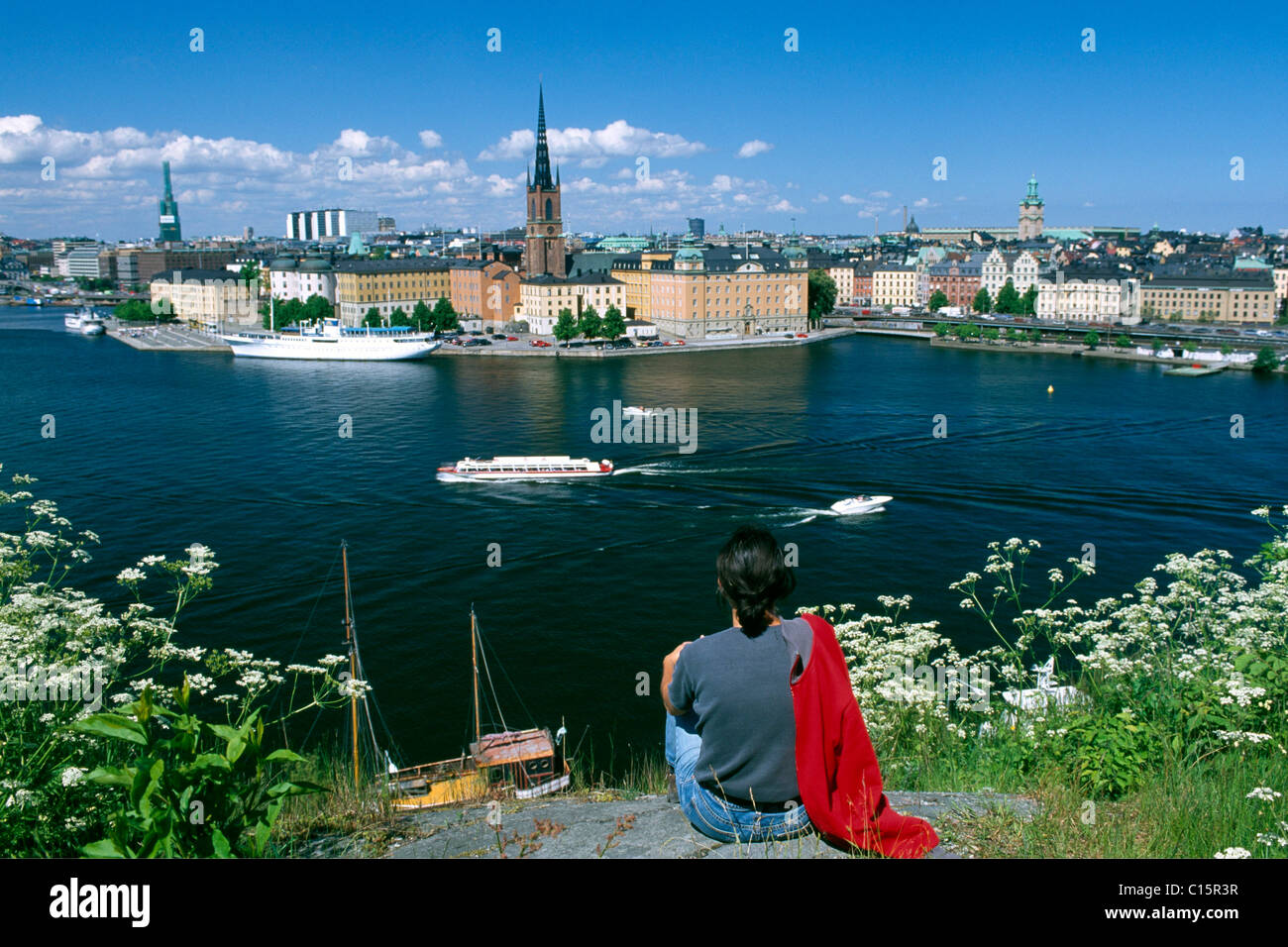 Riddarholmen oder Ritter Islet, Stockholm, Schweden, Scandinavia Stockfoto