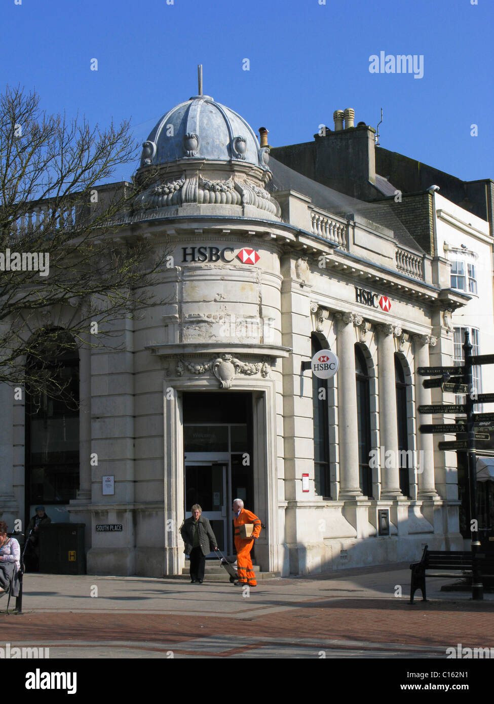 HSBC Bank Worthing West Sussex Stockfoto