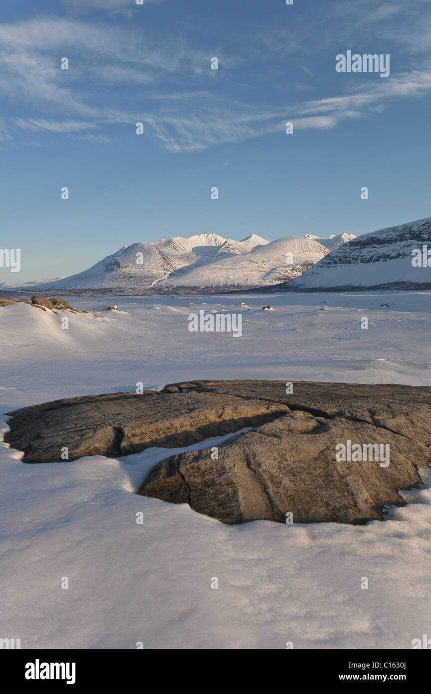 Stora Sjoefallet Nationalpark, Laponia Stockfoto