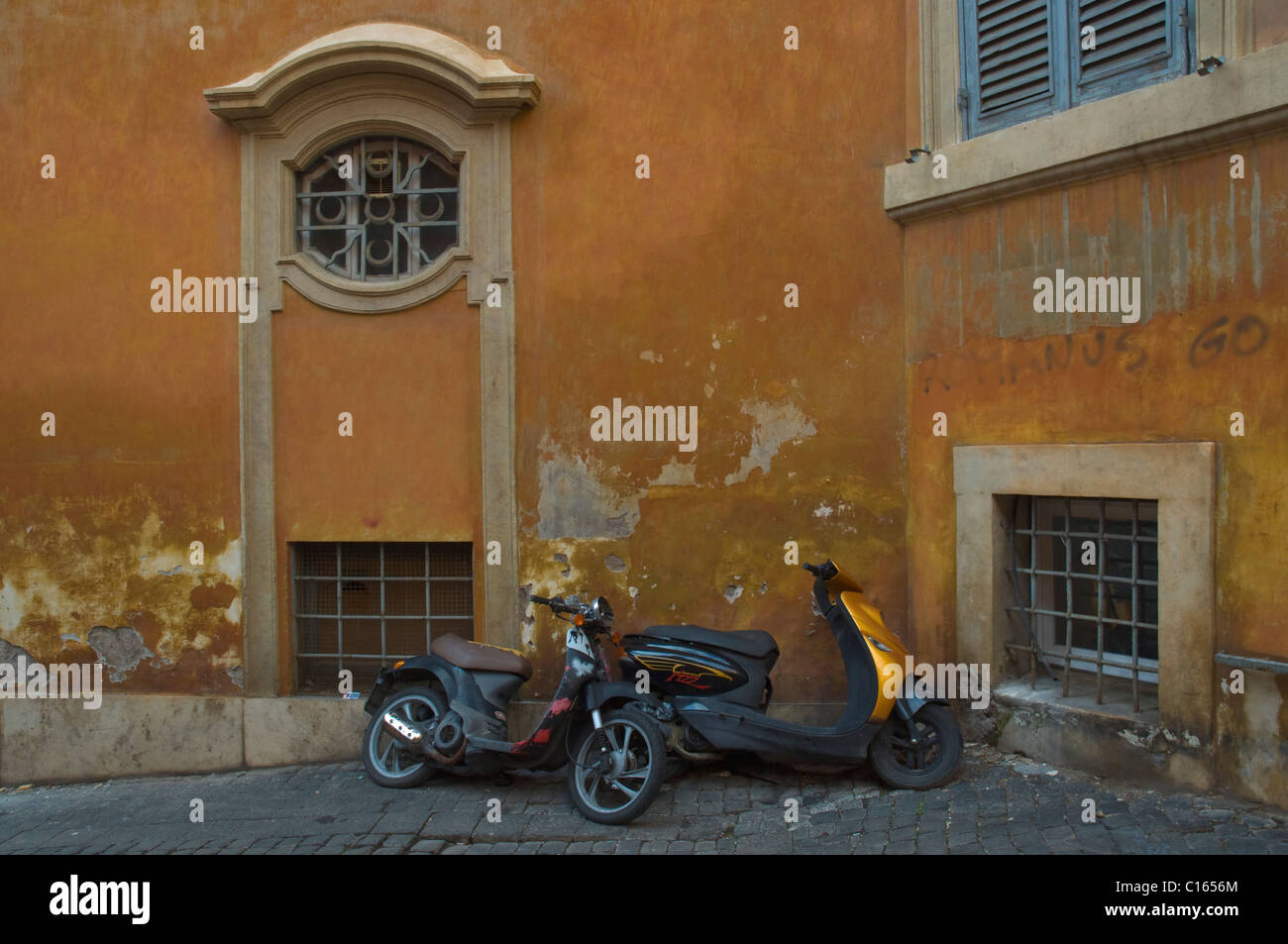 Roller Centro Storico Altstadt Rom Italien Europa Stockfoto