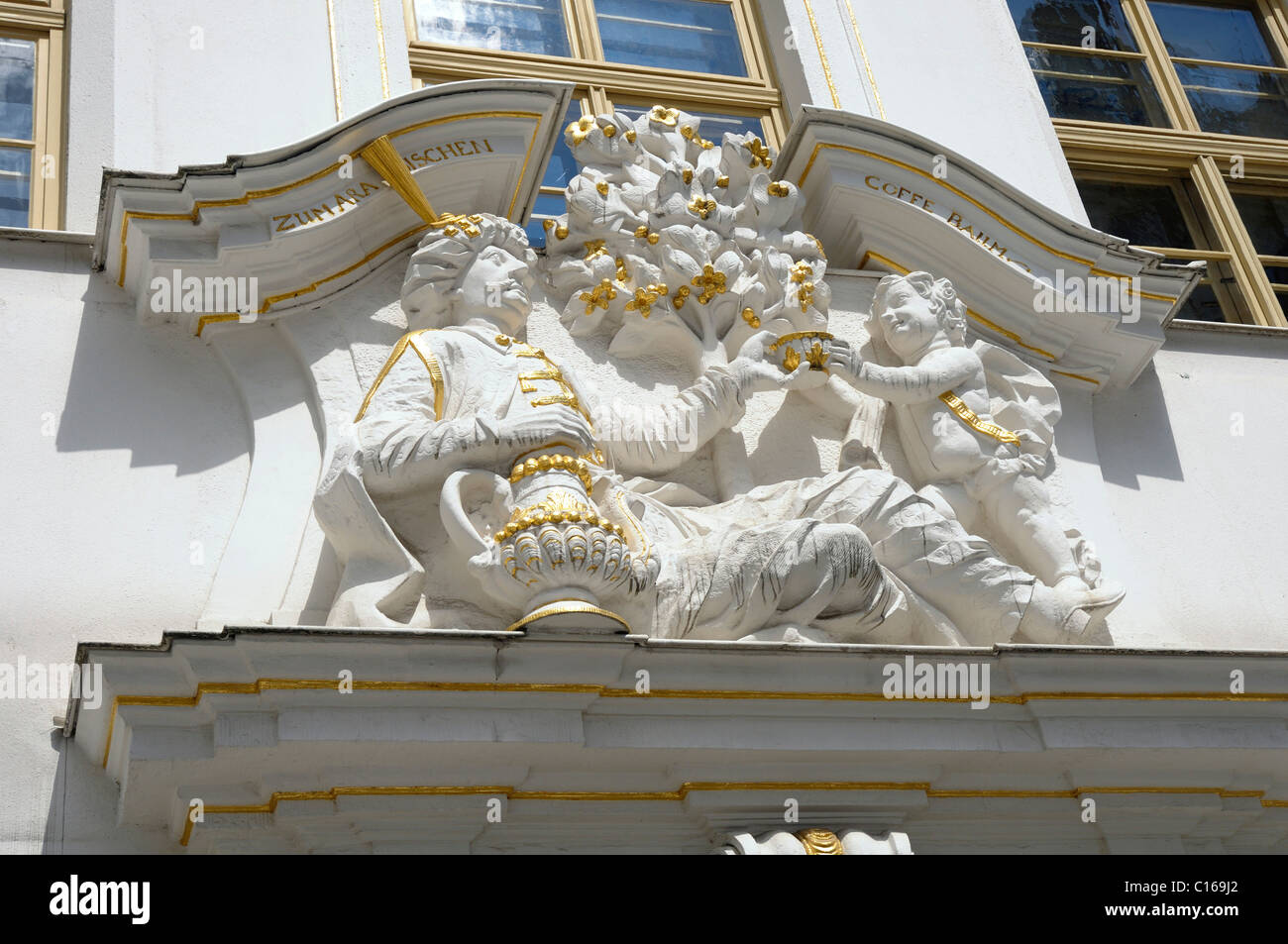 Kaffeebaum-Inn, der arabische Kaffeebaum, Leipzig, Sachsen, Deutschland, Europa Stockfoto