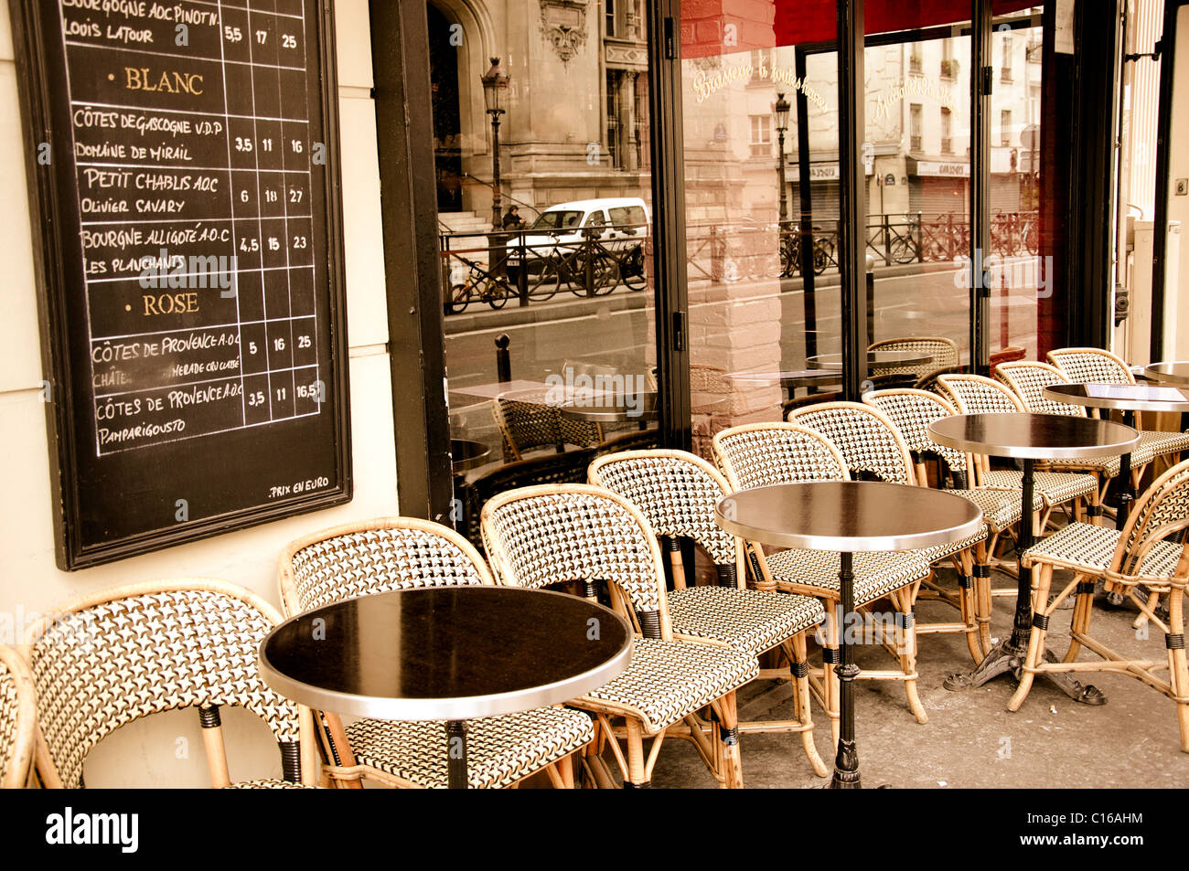 Café in Paris, Frankreich Stockfoto