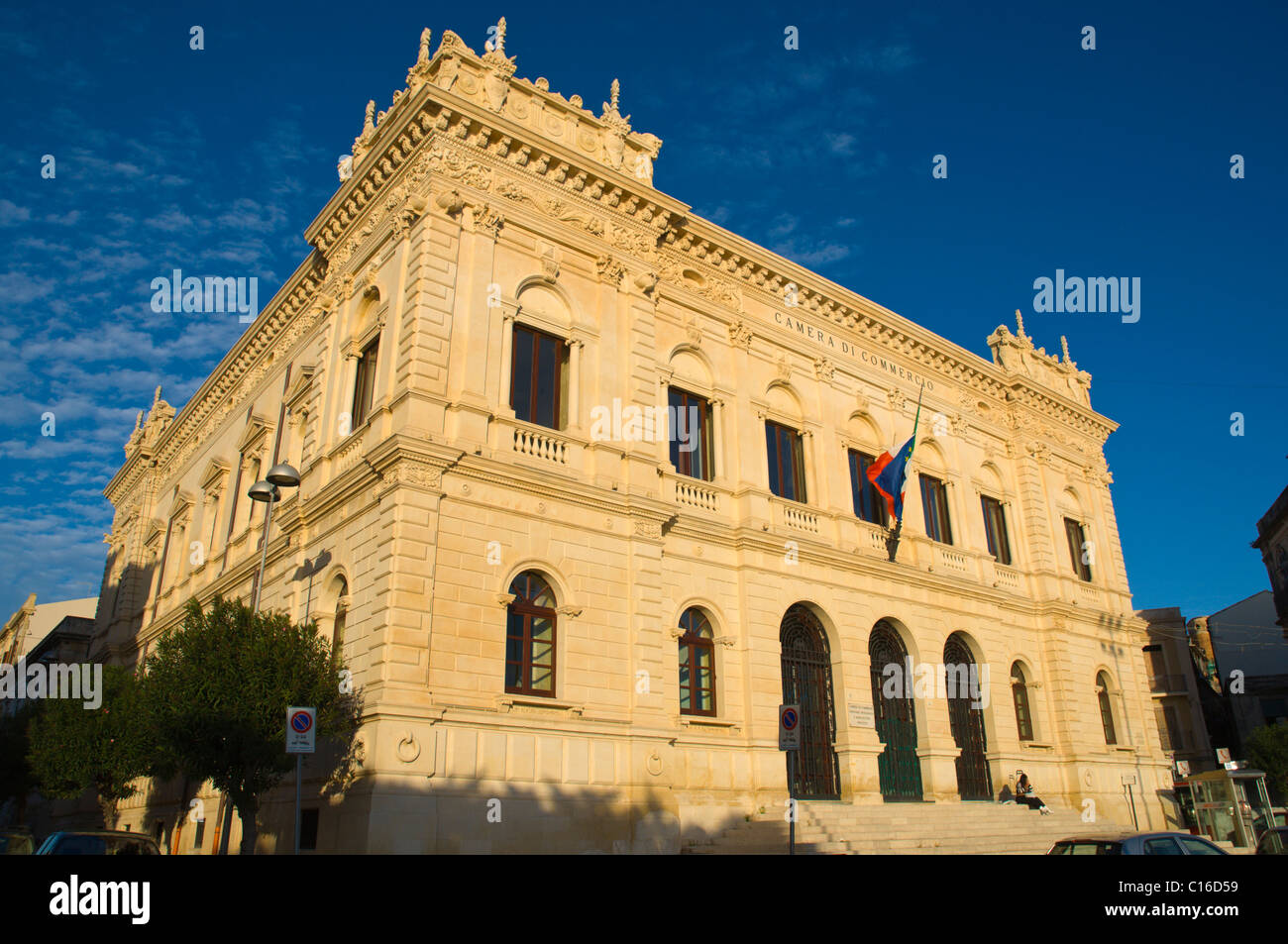 Haus der Landwirtschaft in Ortigia Insel Sizilien Syrakus Italien Südeuropa Stockfoto