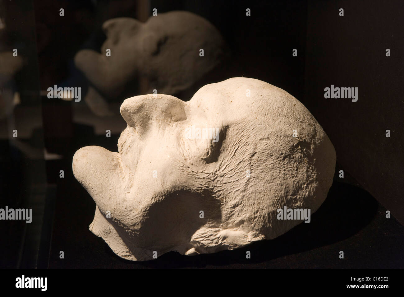Totenmaske von Max Planck, Physiker und Träger des einen Nobel-Preis Stockfoto