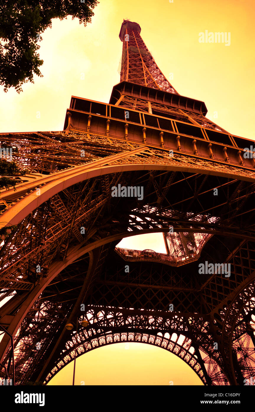 Eiffelturm, Paris, Frankreich Stockfoto