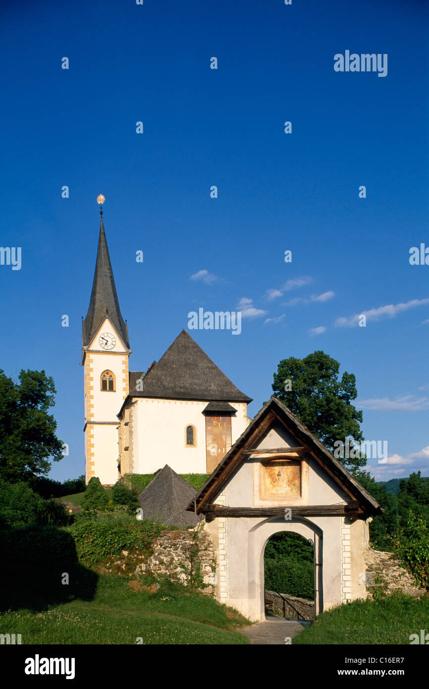 Hochzeitskirche, Hochzeit, Kirche, Maria Wörth, Wörthersee, Kärnten, Österreich, Europa Stockfoto