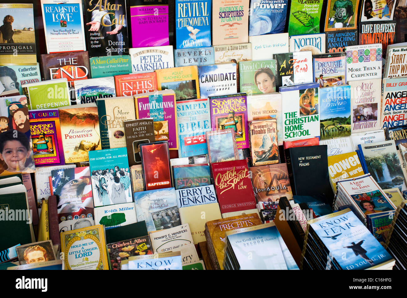 Spirituelle Buchhandlung, Latema Straße Nairobi Kenia Stockfoto