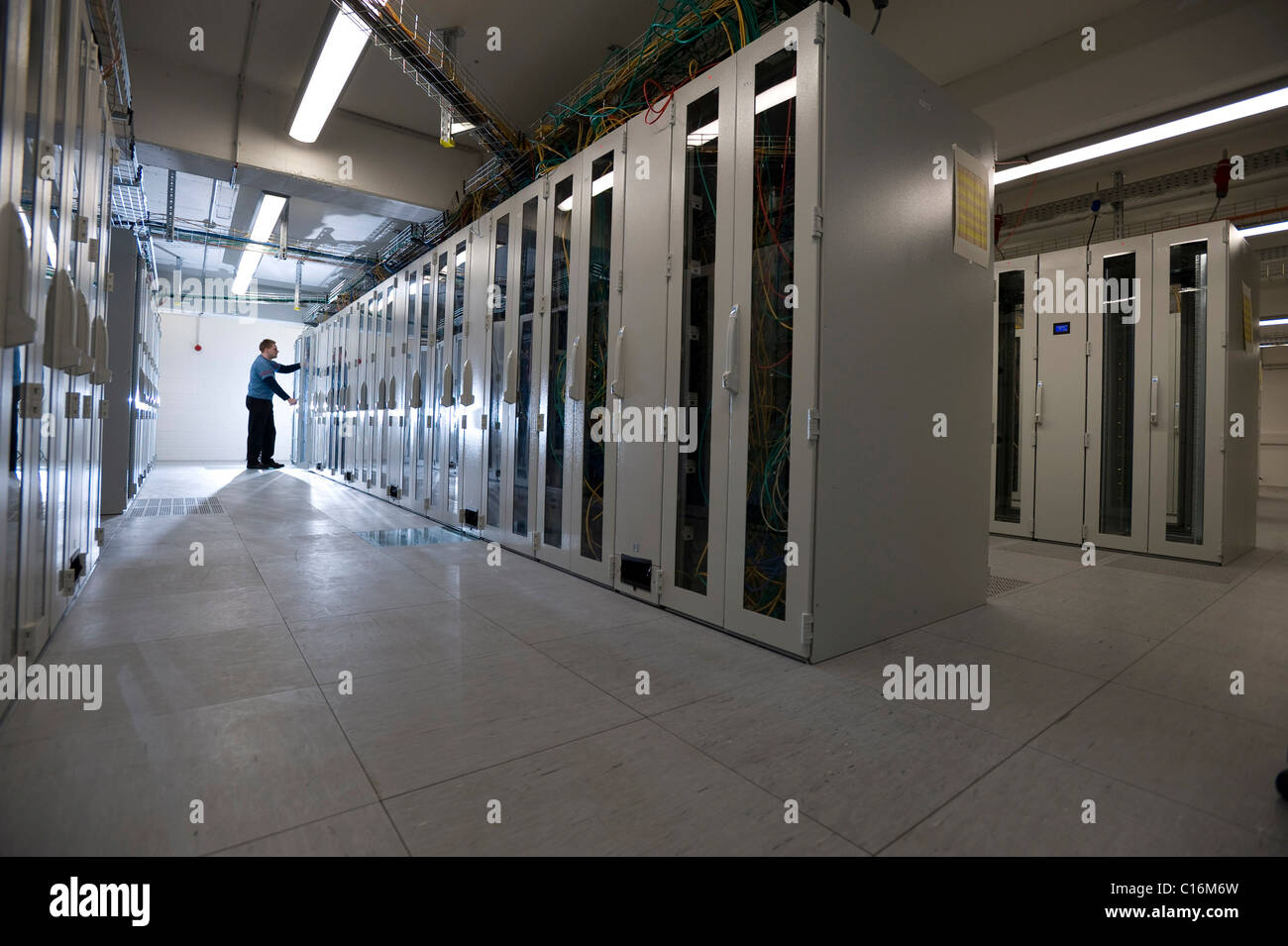 Mainframes, Computer-Cluster am Max Planck Institut für Gravitational Physics, Hannover, Deutschland, Europa Stockfoto