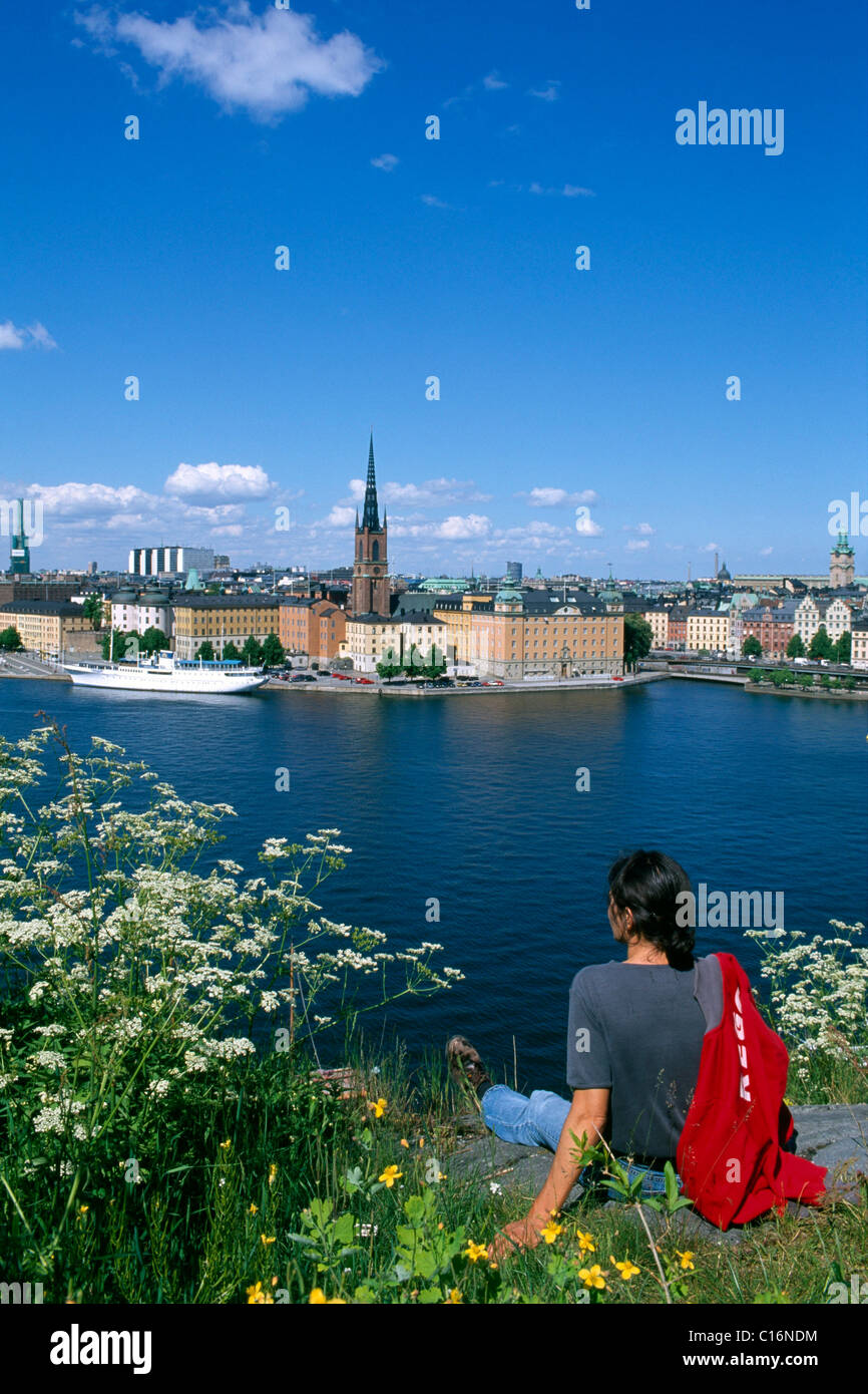 Riddarholmen, Stockholm, Schweden, Skandinavien, Europa Stockfoto