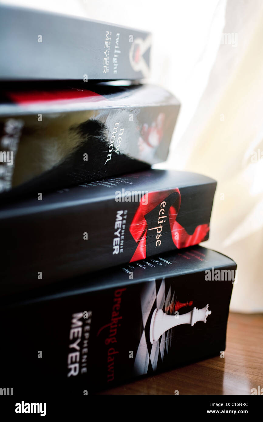 Twilight Saga Bücher Stockfoto