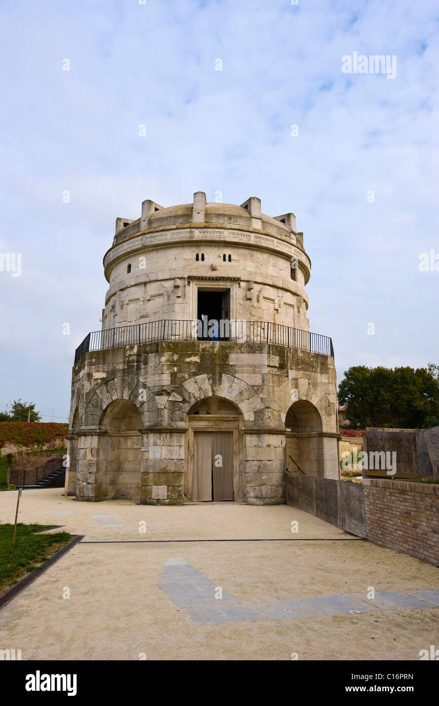 Mausoleo Teodorico, Mausoleum, Ravenna, Emilia-Romagna, Italien, Europa Stockfoto