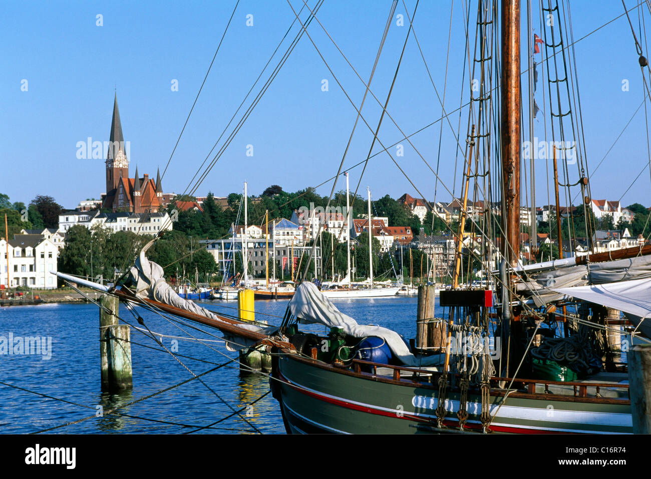 Foerde, Flensburg, Schleswig-Holstein, Deutschland, Europa Stockfoto