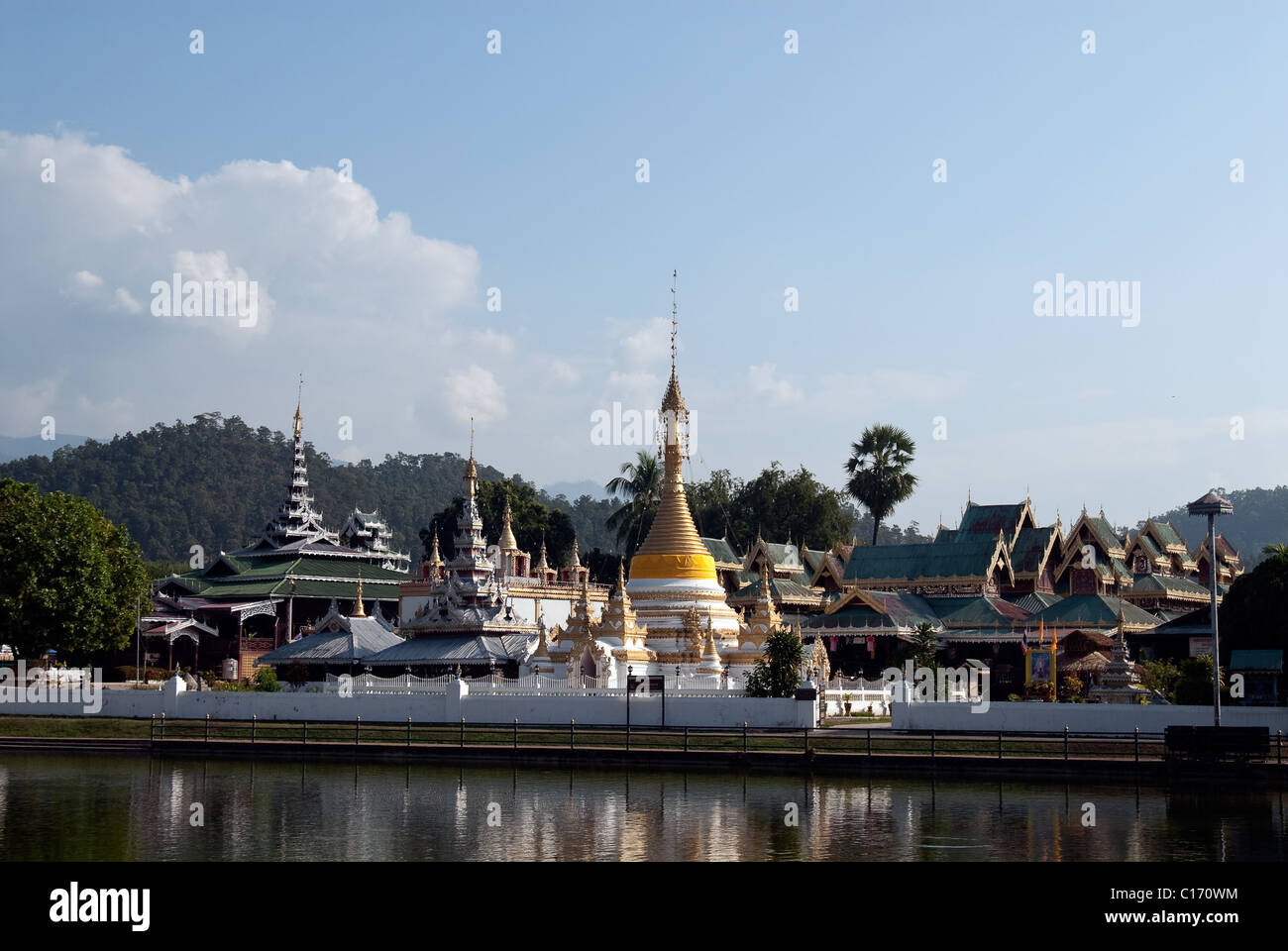 Wat Chong Klang. Mae Hong Son. Thailand. Stockfoto