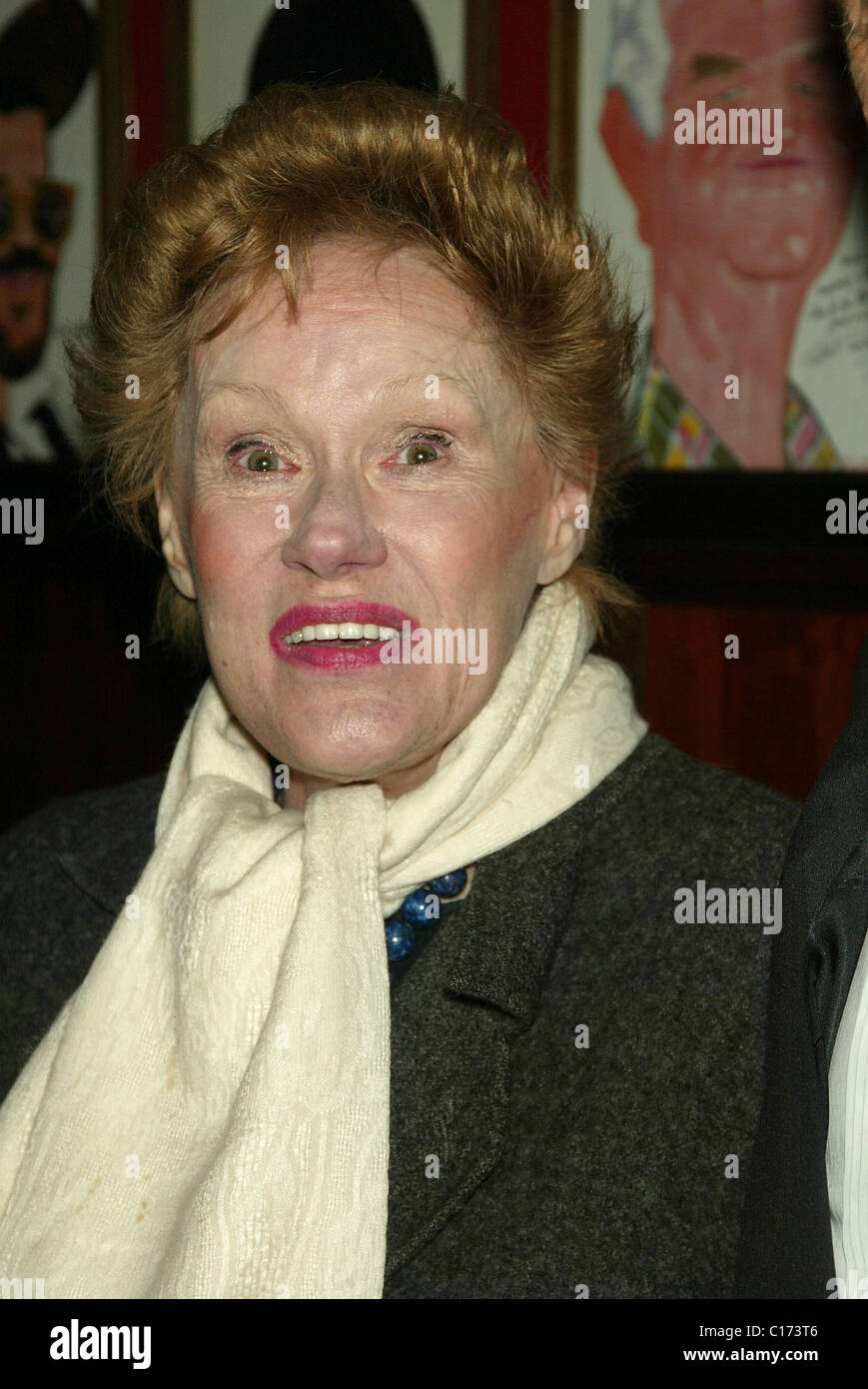 Tammy Grimes Eröffnungsabend für Noel Coward "Geisterkomödie" - After-Party in New York City, USA Sardi - 15.03.09 Stockfoto