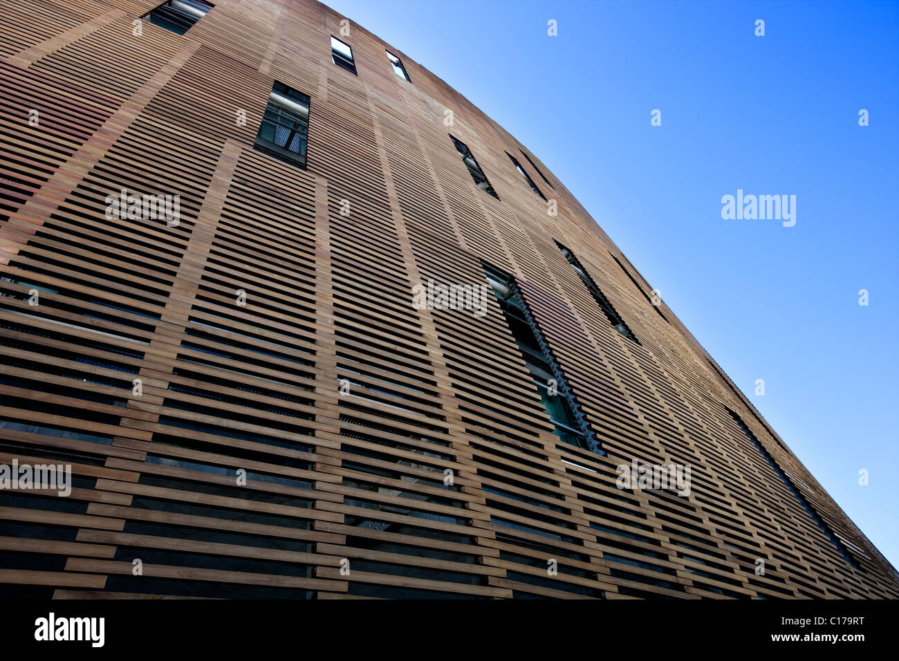 Biomedizinische Forschung Gebäude in Barcelona. Spanien. Stockfoto